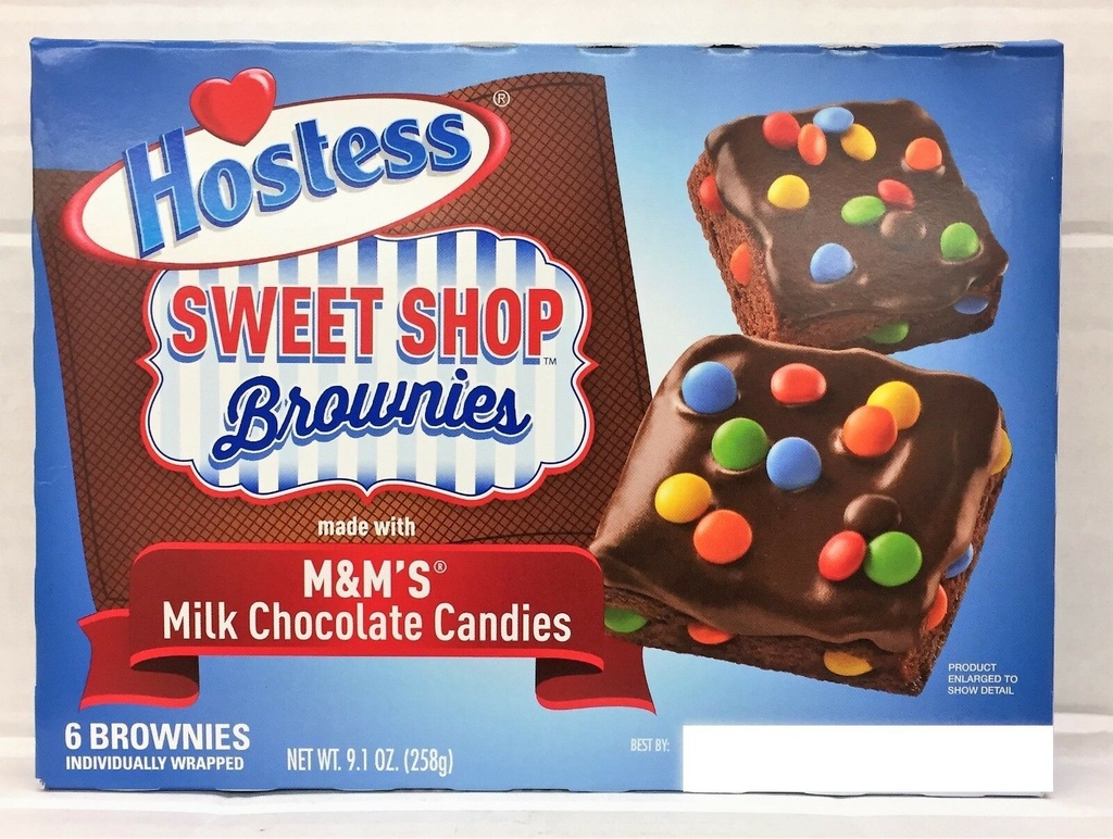 HOSTESS BROWNIES M&M PQ 6     