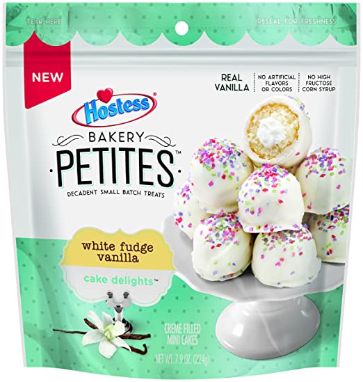 HOSTESS PETITES WHITE FUDGE 7.