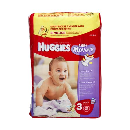 HUGGIES LITTLE M SIZE 3 PQ 31 