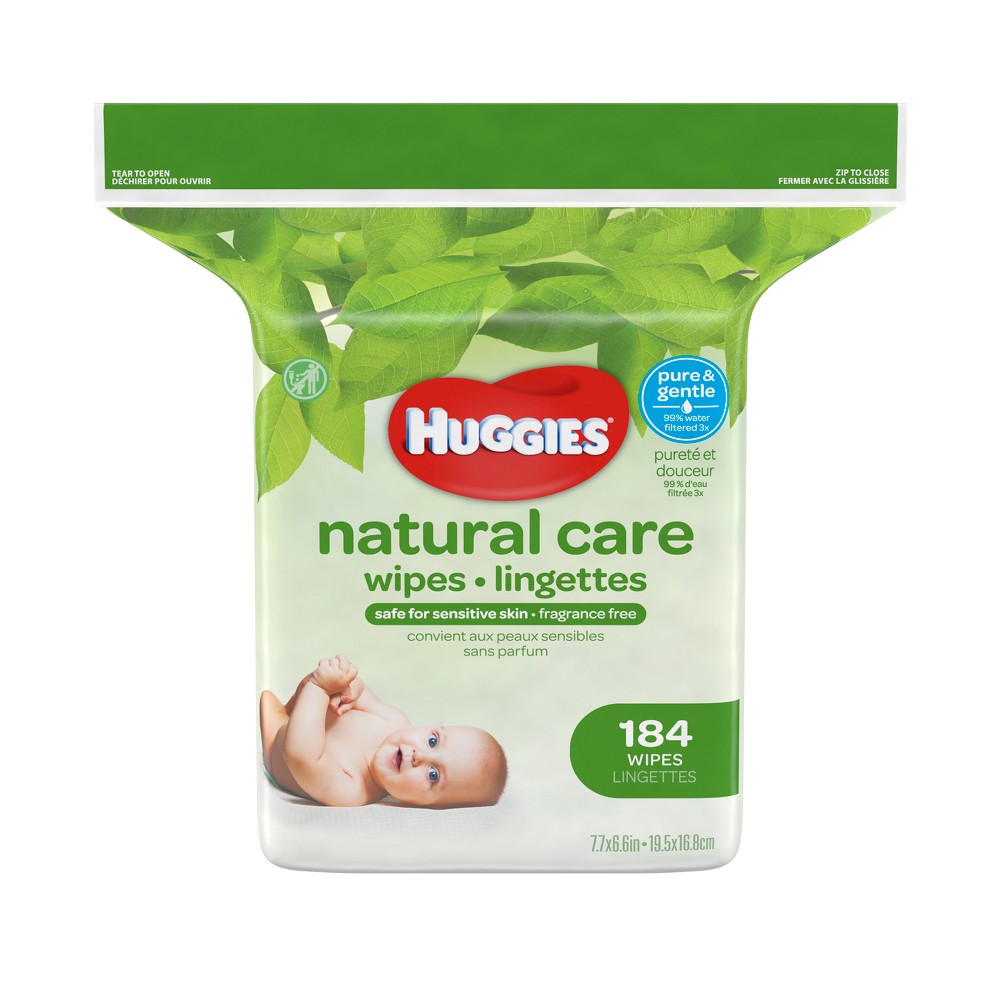 HUGGIES NATURAL CARE PQT/184  