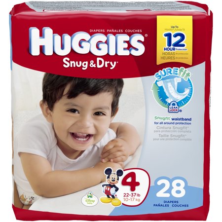 HUGGIES SNUG & DRY SIZE 4     
