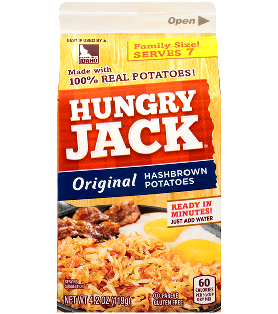 HUNGRY JACK HASH BROWN 4.2oz  
