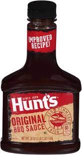 HUNTS BBQ SAUCE 18oz          