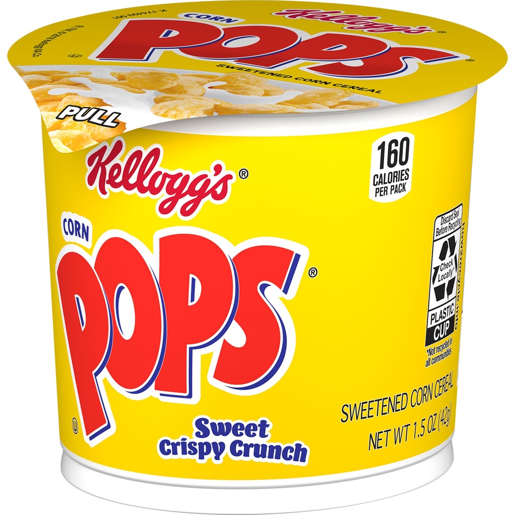 KELLOGG'S CORN POPS 1.5oz CUP 