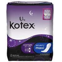 KOTEX OVERNIGHT PAQ 14        