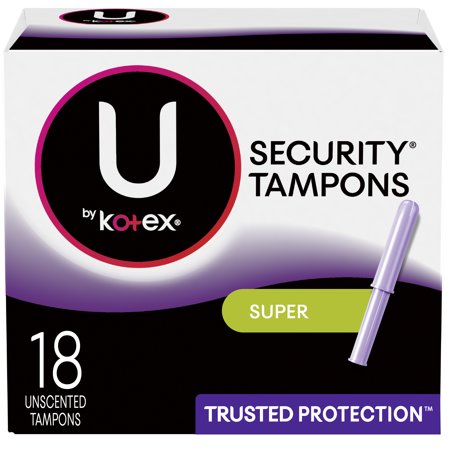 KOTEX TAMPONS 18 UNSCENTED    