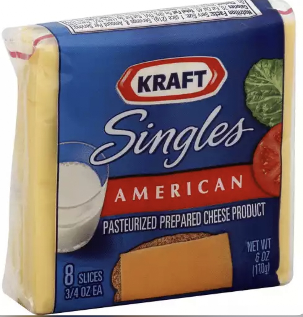 KRAFT SINGLE CHEESE 8 SLICES