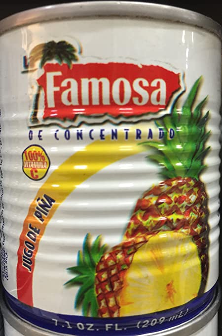 LA FAMOSA JUGO DE PIÑA 7.1oz  