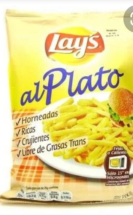 LAY'S AL PLATO HORNEADAS 6oz  