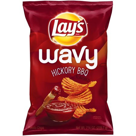 LAYS WAVY BBQ 7 3/4 oz        