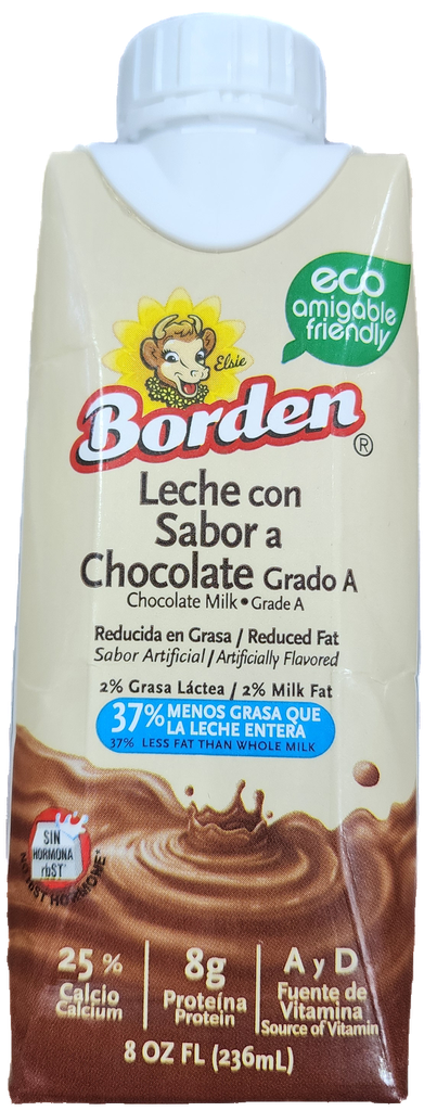 LECHE BORDEN CHOCOLATE 3pk 8oz
