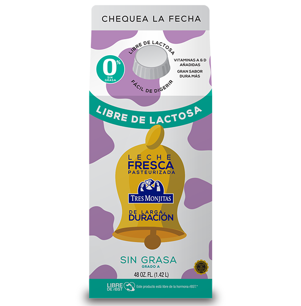 LECHE TRES MONJITAS LACT FREE 