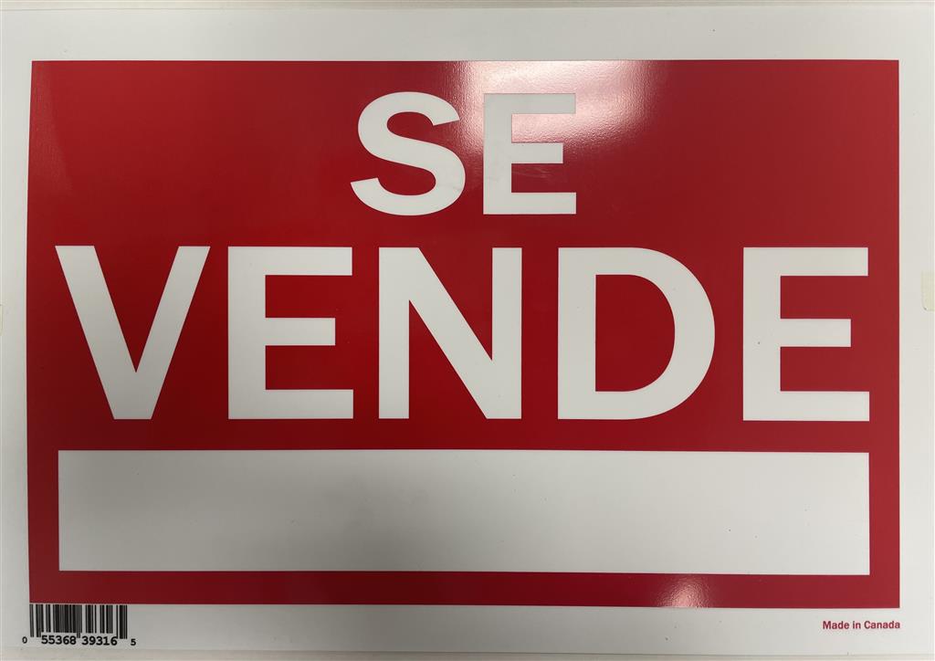 LETRERO SE VENDE              