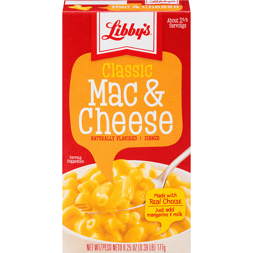 LIBBY'S MAC&CHEESE 6.25oz     