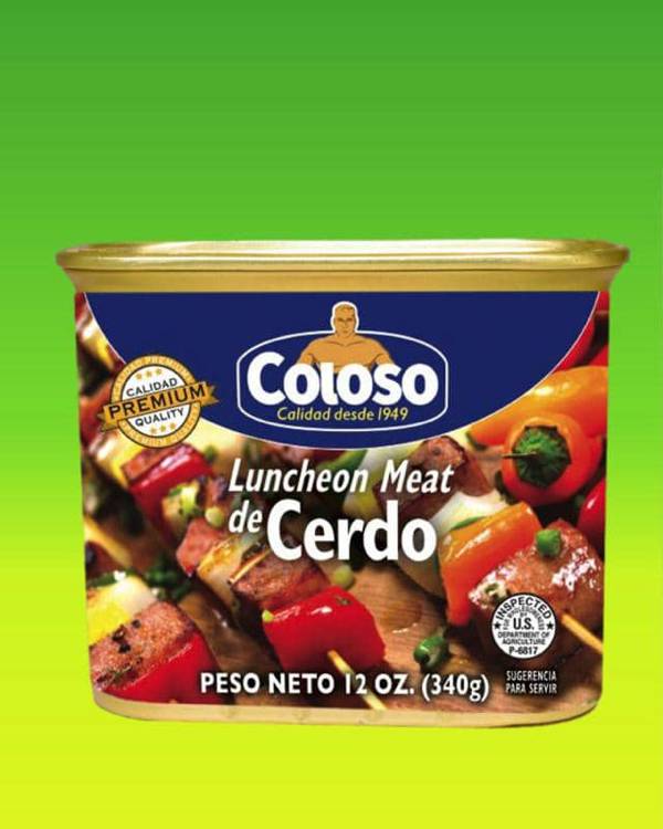 LUNCHEON MEAT DE CERDO COLOSO 12oz
