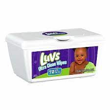LUVS ULTRA CLEAN WIPES PAQ 72 
