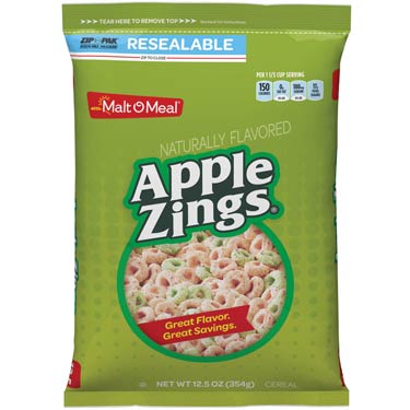 MALT-O-MEAL APPLE ZINGS 12.5oz