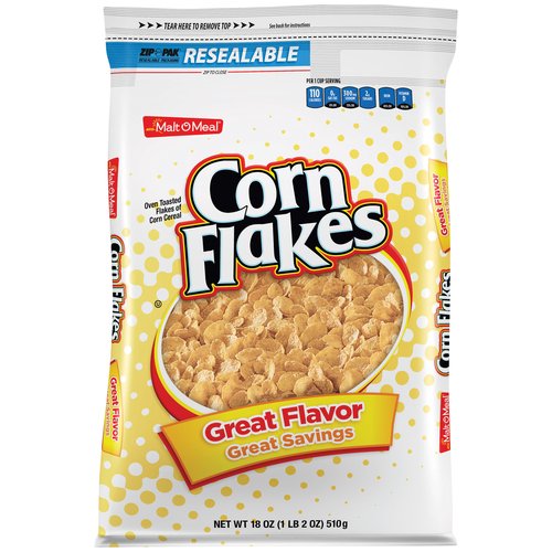 MALT-O-MEAL CORN FLAKES 18oz  