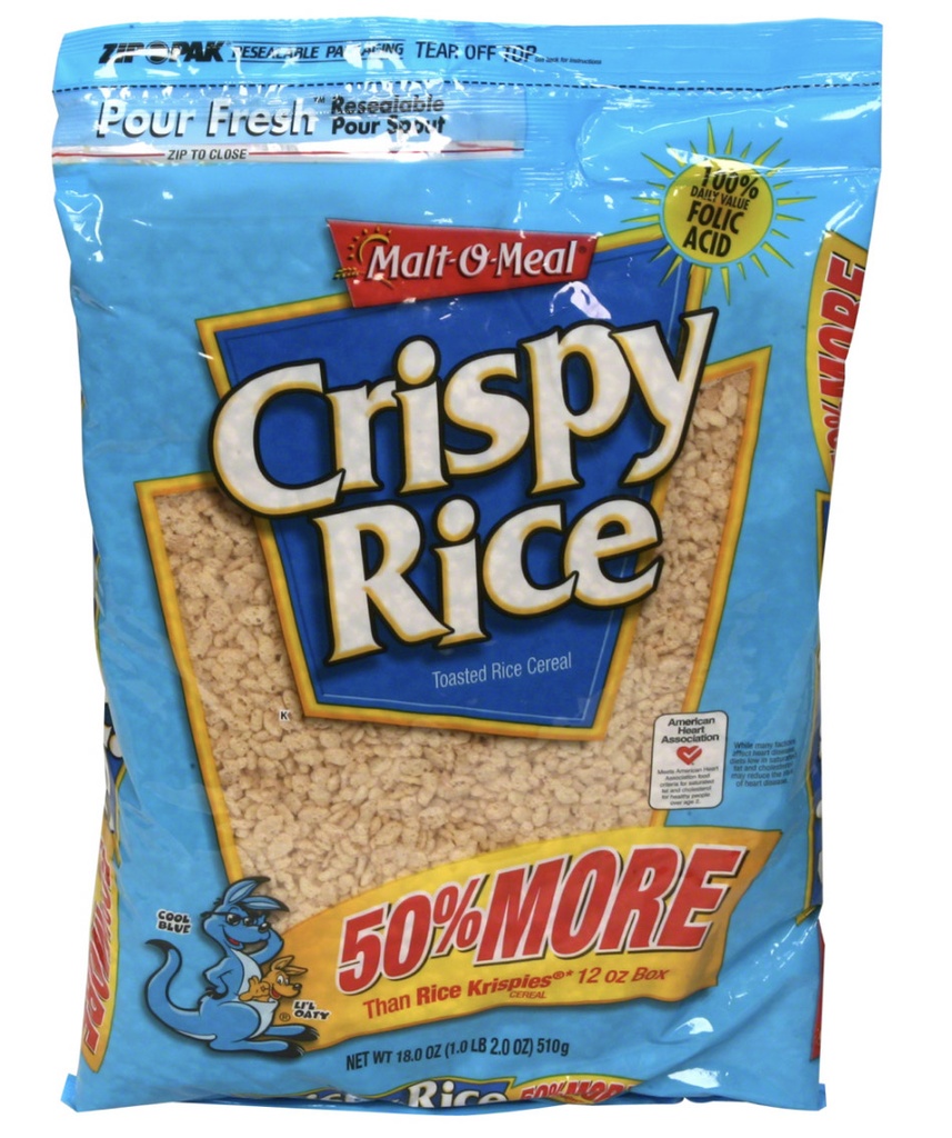 MALT-O-MEAL CRISPY RICE 18oz  