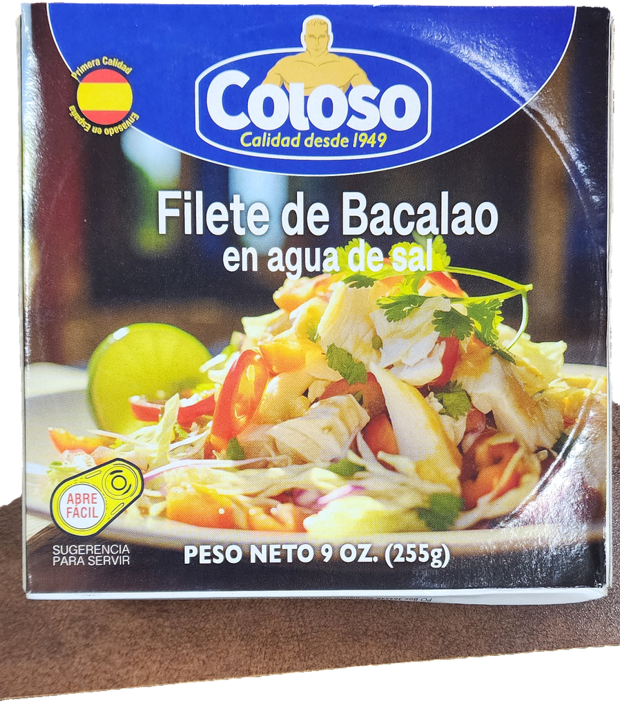 COLOSO FILETE DE BACALAO 9oz