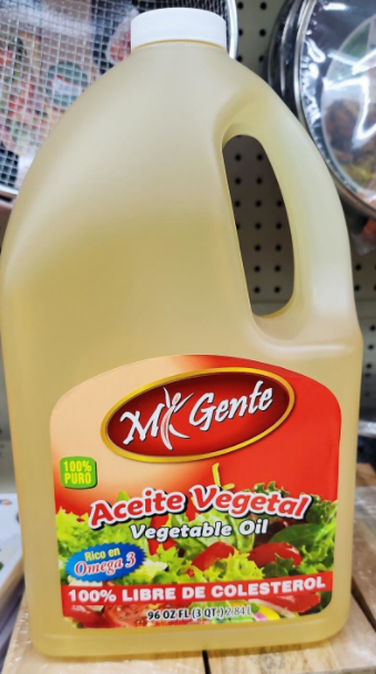 MI GENTE ACEITE VEGETAL 96oz