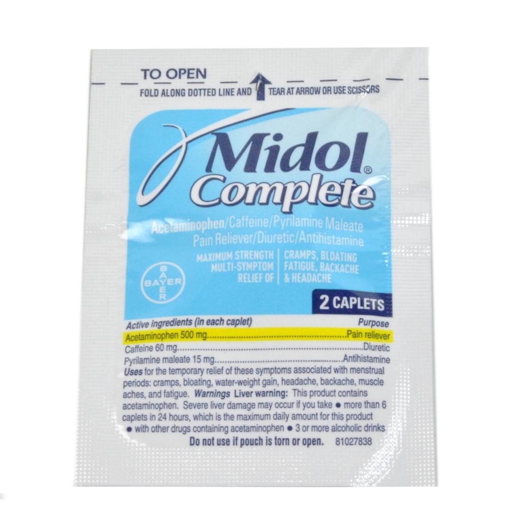 MIDOL COMPLETE 2 CAPLETS      
