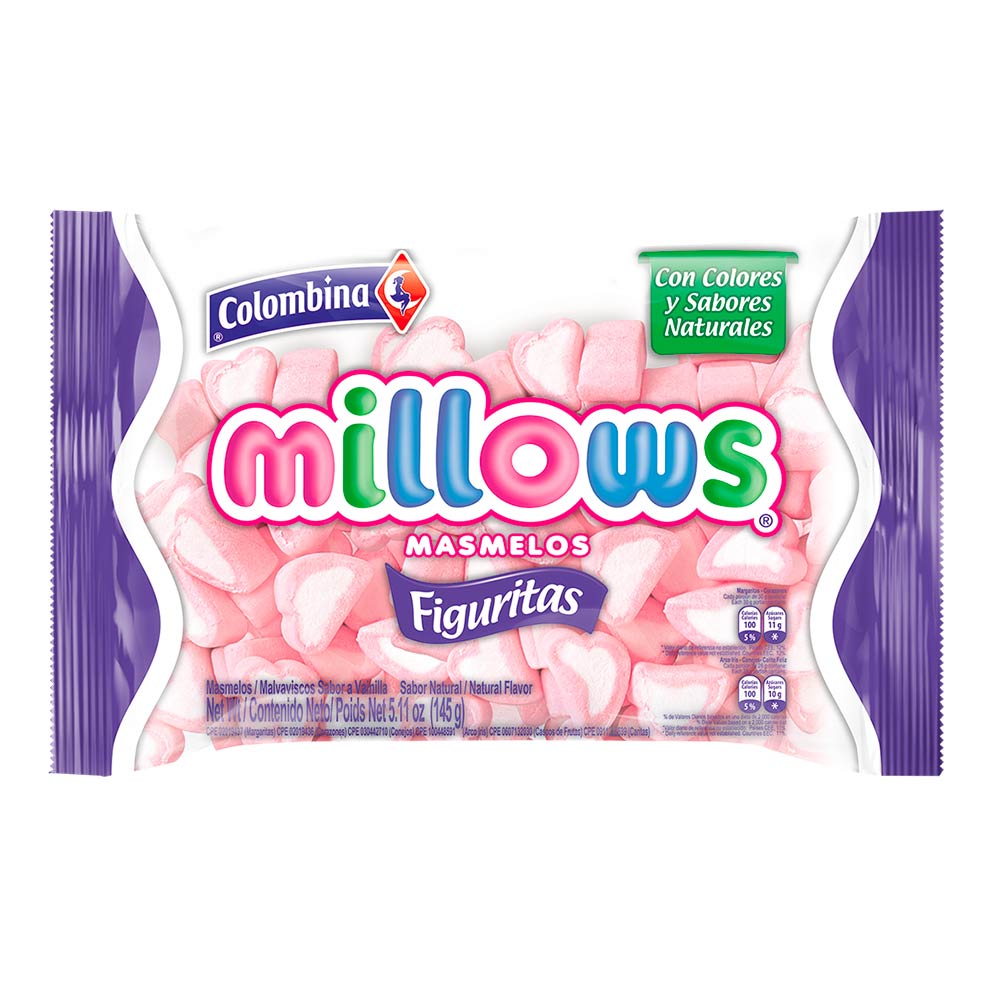 MILLOWS MASMELOS 5.11oz       