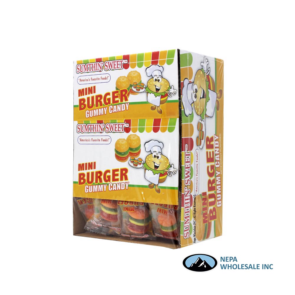 MINI BURGER GUMMY CANDY .32oz 
