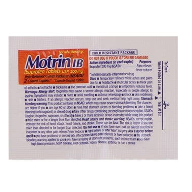 MOTRIN 2 CAPLETS              