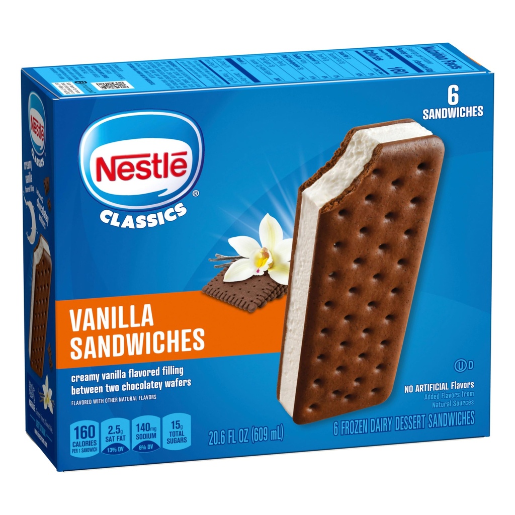NESTLE VANILLA SANDWIN PAQ 6  