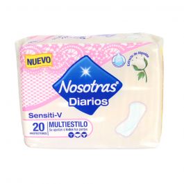 NOSOTRAS DIARIOS SENSITI-V 20c