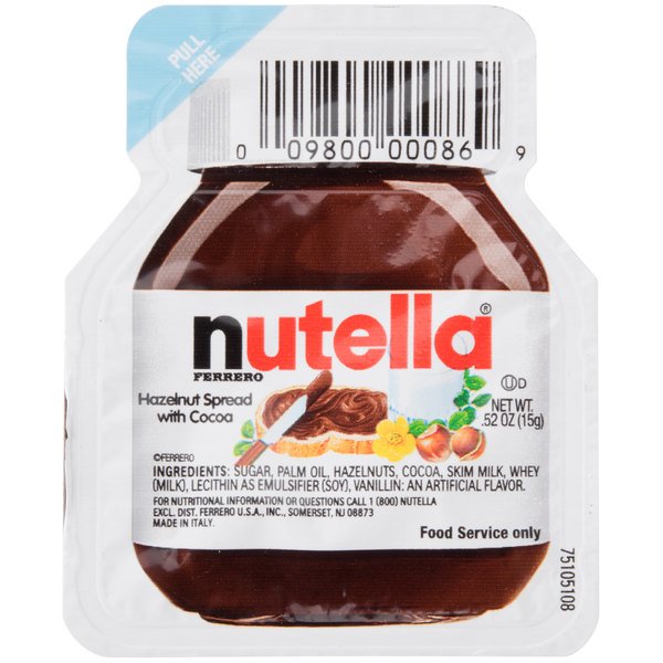 NUTELLA FERRERO .52oz         