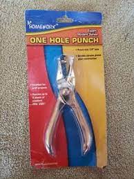 ONE HOLE PUNCH                