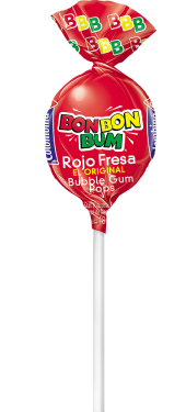 PALETA BON BON BOM ROJO FRESA 
