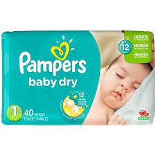 PAMPERS BABY DRY #1 PQ 40     