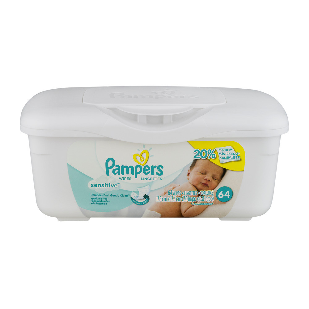 PAMPERS SENSITIVE 64 WIPES    