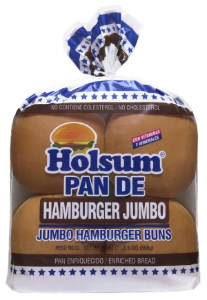 PAN HOLSUM HAMBURGER JUMBO    