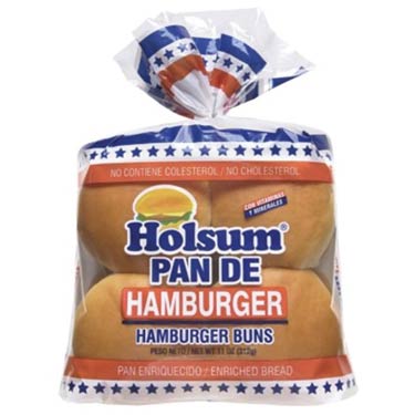 PAN HOLSUM HAMBURGUER  12oz