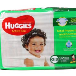 PANALES HUGGIES #3 DE 32      