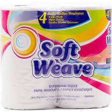 PAPEL BAÑO SOFT WEAVE PQ 4