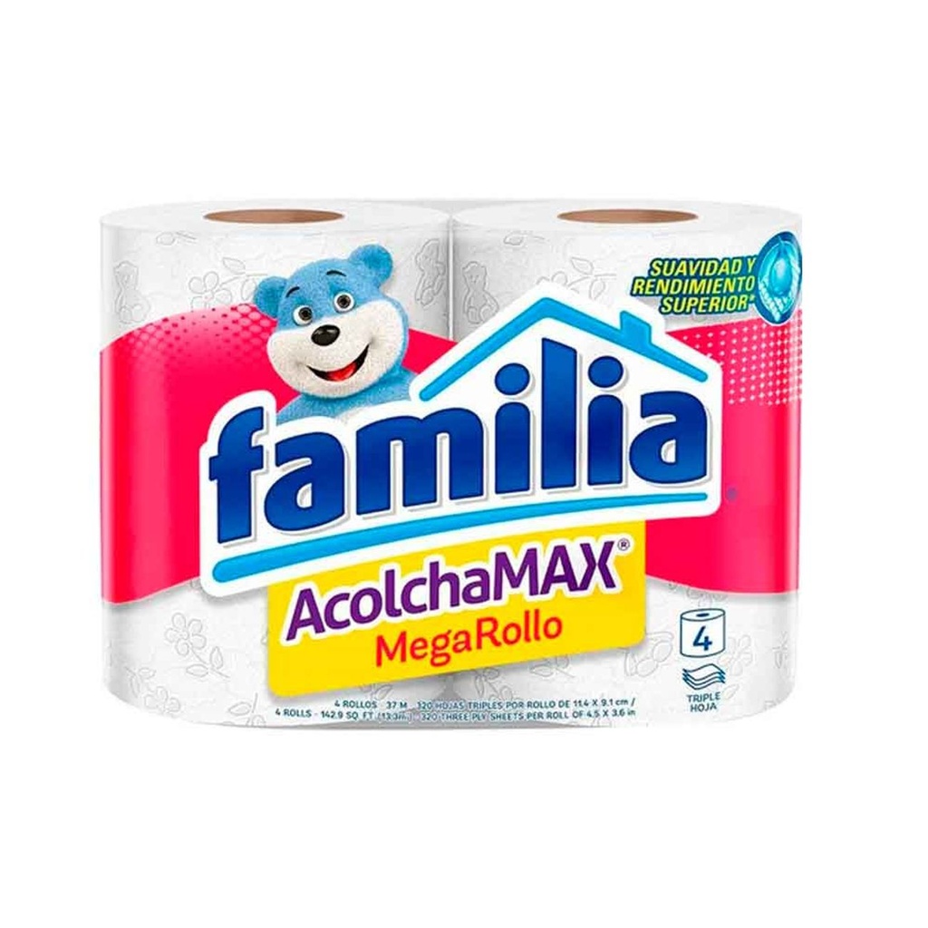 PAPEL BAÑO FAMILIA MEGA 4 ROLL