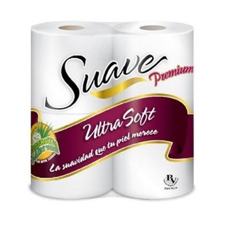 PAPEL DE BAÑO SUAVE ULTRA 4 R 