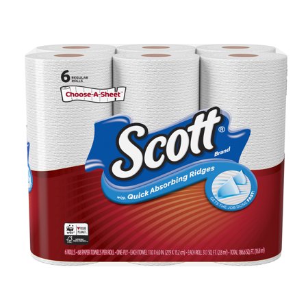 PAPEL TOALLA SCOTT PQ DE 6 ROL