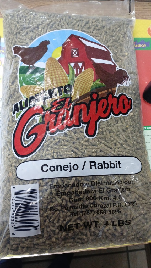 COMIDA DE CONEJO 4lb