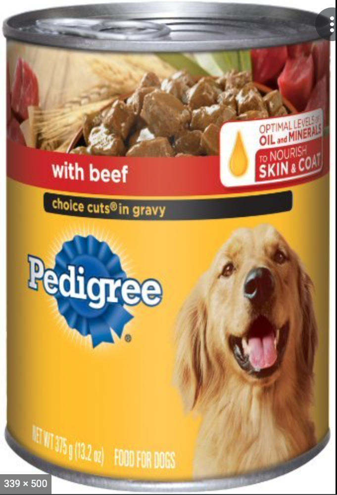 PEDIGREE WITH BEEF            