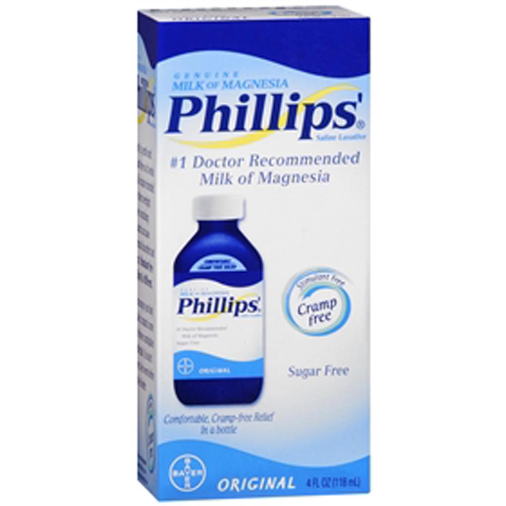 PHILLIPS' MILK OF MAGNESIA 4oz