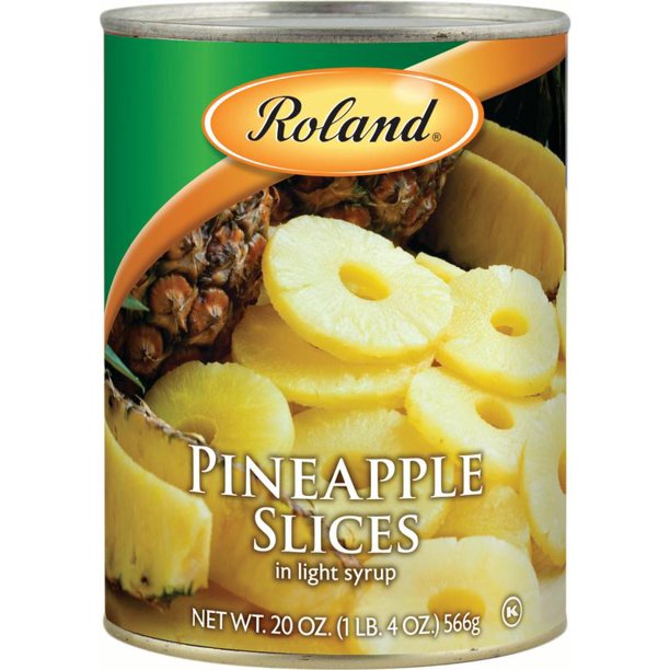 PINEAPPLE SLICES ROLAND 20oz  