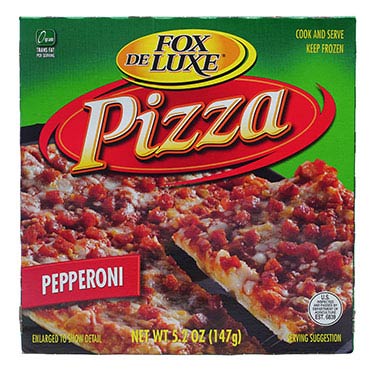 PIZZA FOX DE LUXE PEPPERONI   