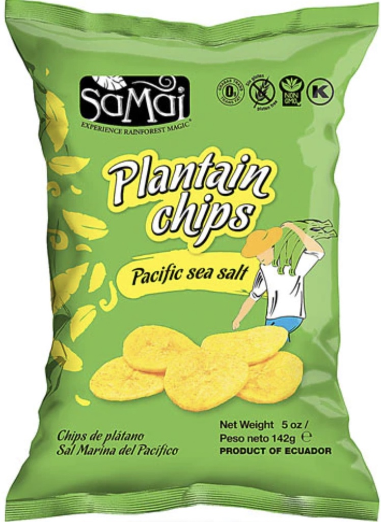 PLANTAIN CHIPS SALT 5.0oz     
