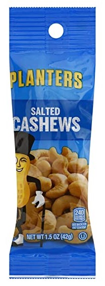 PLANTERS SALTED CASHEWS 1.7oz 